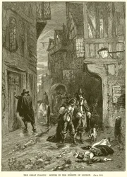 La Grande Peste : Scènes dans les rues de Londres