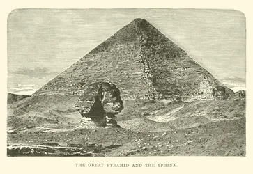 La grande pyramide et le Sphinx
