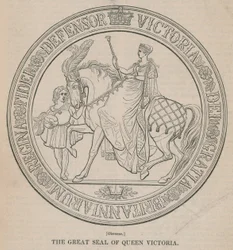Le Grand Sceau de la Reine Victoria (avers)