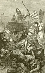 Le grand Sésostris (Ramsès II) à la bataille de Kadesh