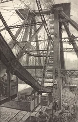 La Grande Roue à Earls Court vue d