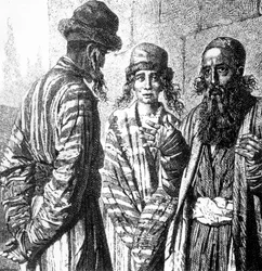 Les Juifs de Tachkent tiré de Le Monde entre vos mains, 1878
