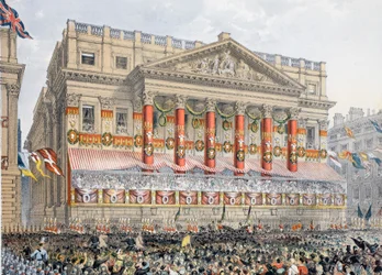 La Mansion House, 7 mars 1863, de A Memorial of the Marriage of Edward VII and Alexandra of Denmark, pub. 1864