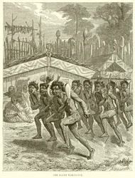 La danse de guerre maorie