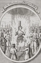 Le martyre de Margeret Polley à Tunbridge, extrait de 