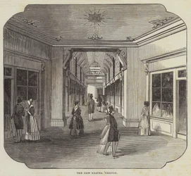 Le nouvel Exeter Exchange (gravure)