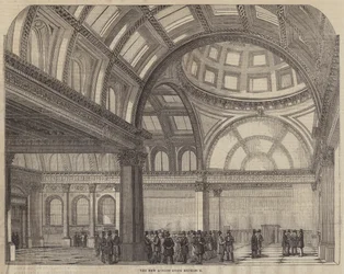 La nouvelle Bourse de Londres (gravure)