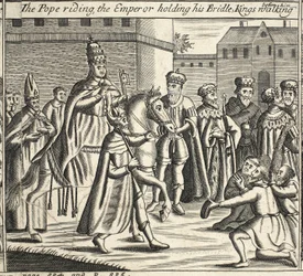 Le pape à cheval, l