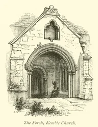 Le Porche, Église de Kemble