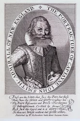 Le portrait du capitaine John Smith, amiral de la Nouvelle-Angleterre