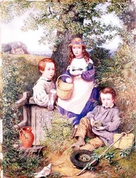 La famille Prator sous un arbre