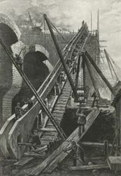 Le progrès des travaux
