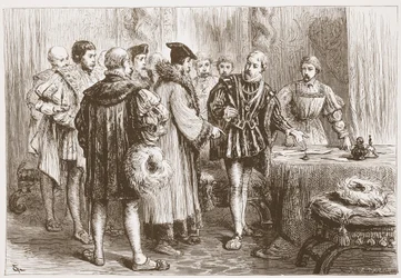 Les princes protestants signant leur confession, illustration de L