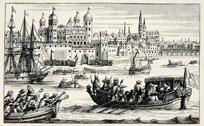 Les sept évêques allant à la Tour, avril 1688