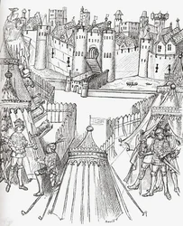 Le Siège de Rouen, France en 1418, de 