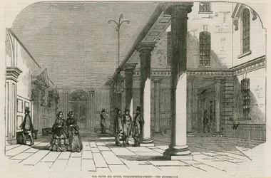 La South Sea House, Threadneedle Street, Londres - Le Quadrangle