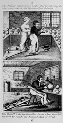 Le tourneur tournant le tour, 1827