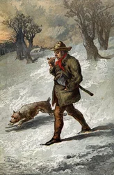 Le bûcheron et son chien