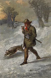 Le bûcheron et son chien