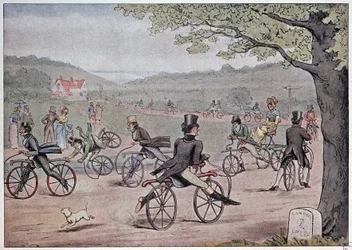 Le vélo en 1819 - d