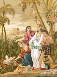 La découverte de Moïse