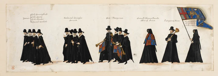 Le cortège funèbre de la reine Elizabeth I à l