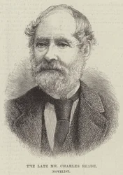 Feu M. Charles Reade, romancier (gravure)