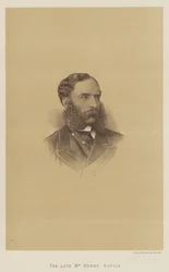 Feu M. Henry Savile (lithographie)