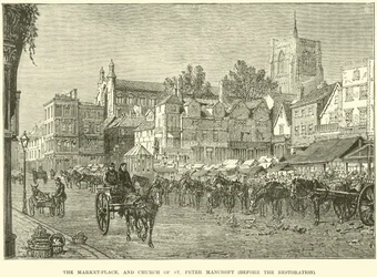 La place du marché et l