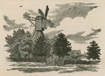 Le vieux moulin sur Wimbledon Common