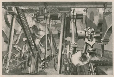 Salle des machines à aubes du Great Eastern