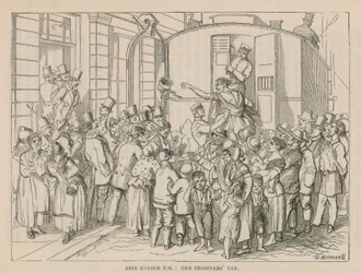 Le fourgon des prisonniers