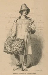 Le vendeur de rue de nids d