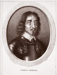 Thomas Fairfax, attribué à Delaporte, gravé par de Ducarme
