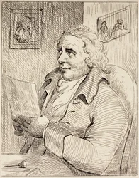 Thomas Rowlandson, caricaturiste anglais (gravure)