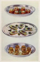 Crèmes de tomate ; Gondoles d