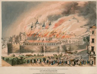 Incendie de la tour de Londres, 1841