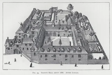 Trinity Hall vers 1688, d