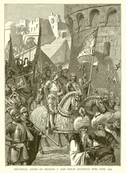 Entrée triomphale de Richard Ier et Philippe Auguste à Acre, 1191