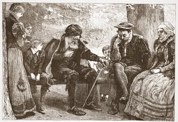Sous les tilleuls, illustration de L