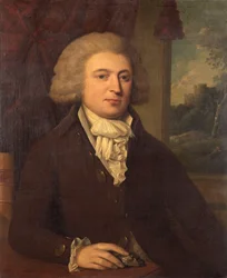 Gentleman inconnu avec un spécimen minéral, vers 1790