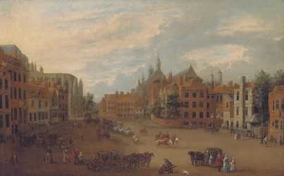 Vue de Old Palace Yard, Westminster, avec l
