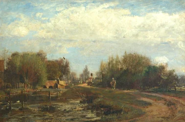Étang du village à Armsbridge
