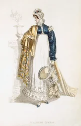 Robe de marche, planche de mode de Ackermann