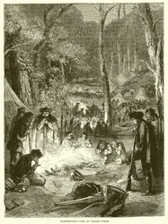Camp de Washington à Valley Forge