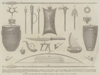 Armes et outils des tribus d