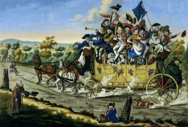 Les Vacances de la Pentecôte, pub. par Carington Bowles, 1783
