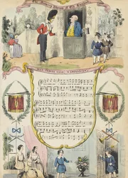 Qui vient ici; Un grenadier, vers 1850