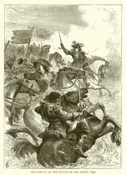 Guillaume III à la bataille de la Boyne, 1690