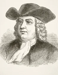 William Penn, extrait de « The National and Domestic History of England » de William Hickman Smith Aubrey (1858-1916), publié à Londres, vers 1890